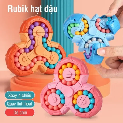 Đồ chơi Rubik hạt đậu 3 cánh – trí tuệ, an toàn, thú vị