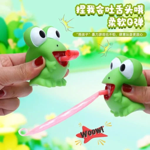Đồ chơi trẻ em - thú bóp thè lưỡi