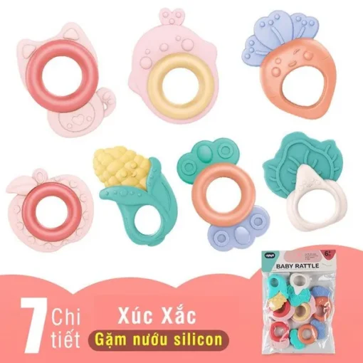 Đồ chơi xúc xắc gặm nướu baby Rattle